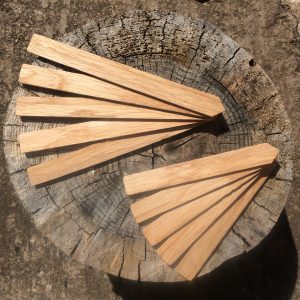 Oak Whisky Barrel Plant Markers
